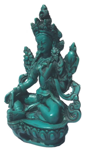 Tara Statue Turuqoise looking RB-609T